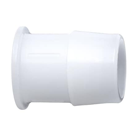 Cole Parmer Hose Barb to Plug Fitting, Straight Adapter, Ntrl Kynar, Cleanroom, 1/16in ID; 10PK P0-1-200NK7-QC